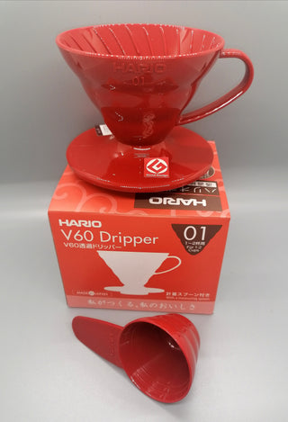 V60 Coffee Dripper Red Size 02 Plastic